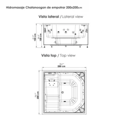 Hidromasaje-Chatanoogan-de-empotrar-Planos