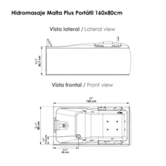 Hidromasaje-Malta-Plus-Portati-160x80-Planos