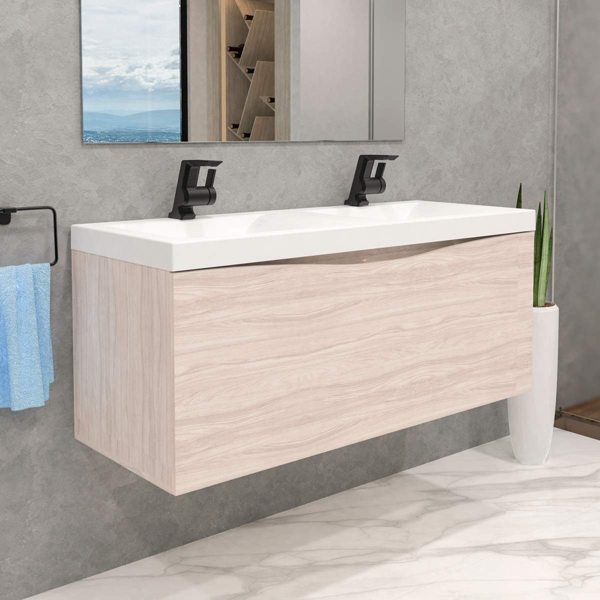 Combo lavamanos doble Siena + Mueble Greco | #site_title