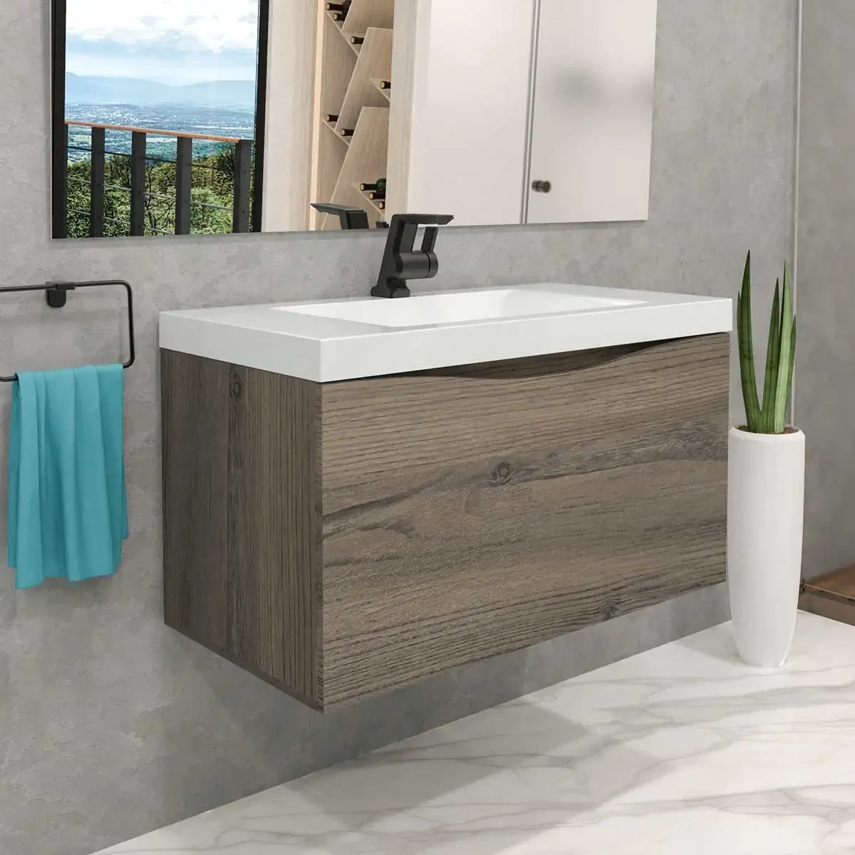 Lavamanos Siena + Mueble Greco para baño moderno | #site_title