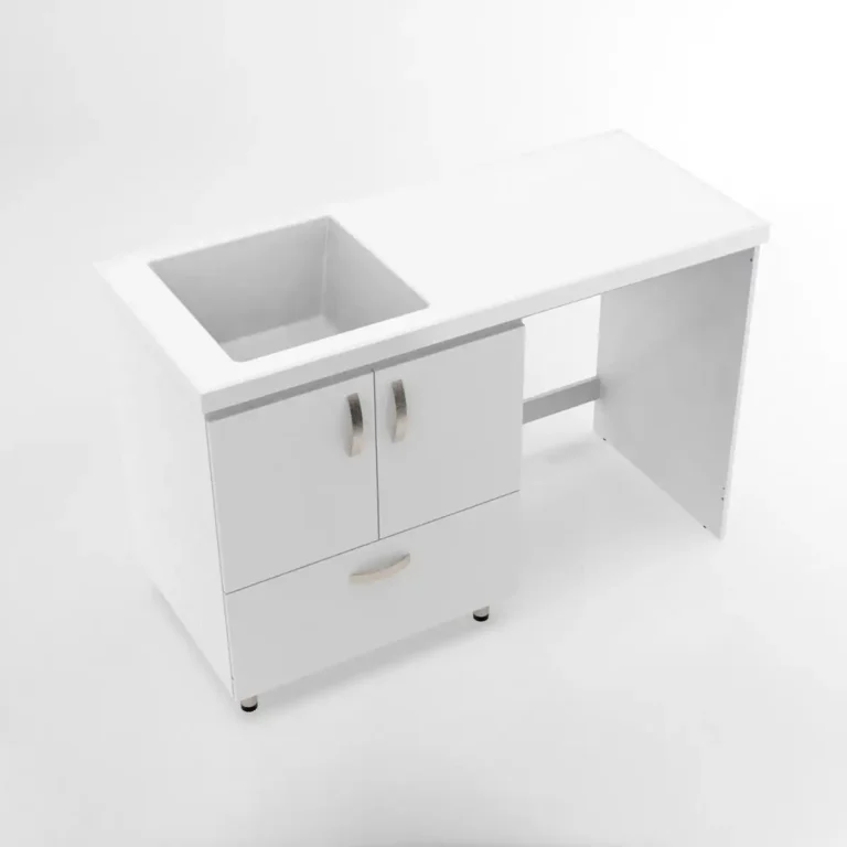 COMBO LAVADERO PRO + MUEBLE PRO RH PISO PARA LAVADORA 140x60CM